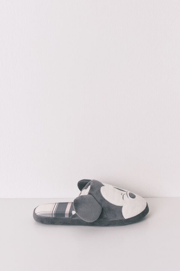 Women'secret Zapatillas casa Mickey Mouse 3D gris gris