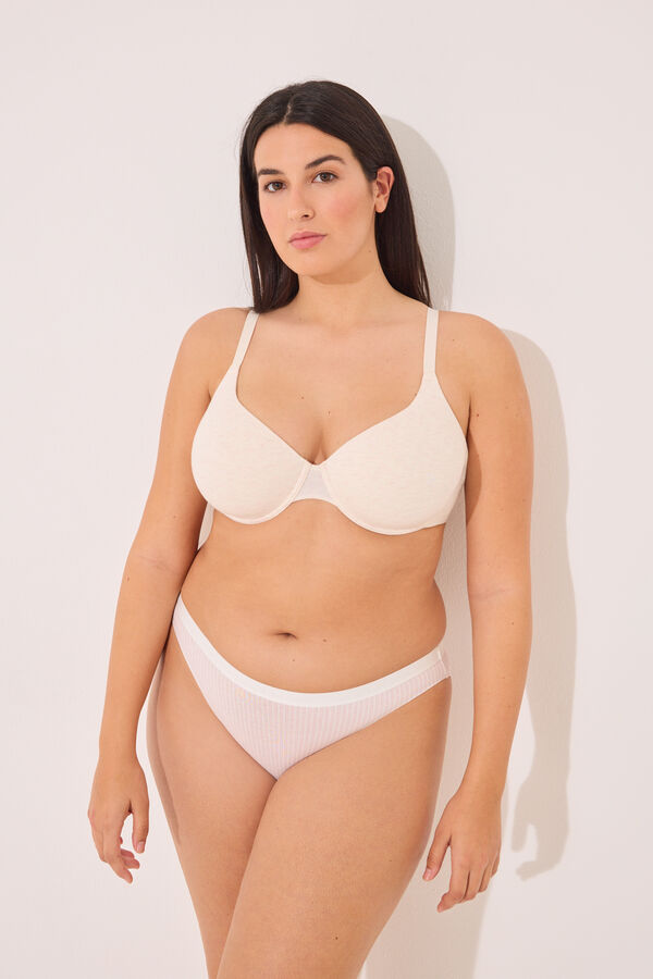 Womensecret Brasier clásico BEAUTIFUL algodón marfil marfil