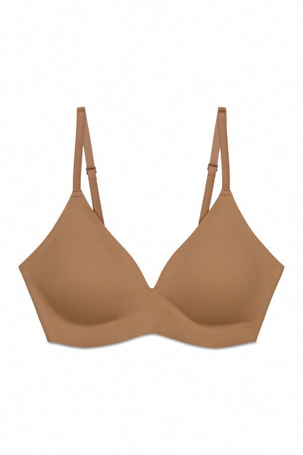 Women'secret NAKED Brasier triangular top toffee  caf&eacute;