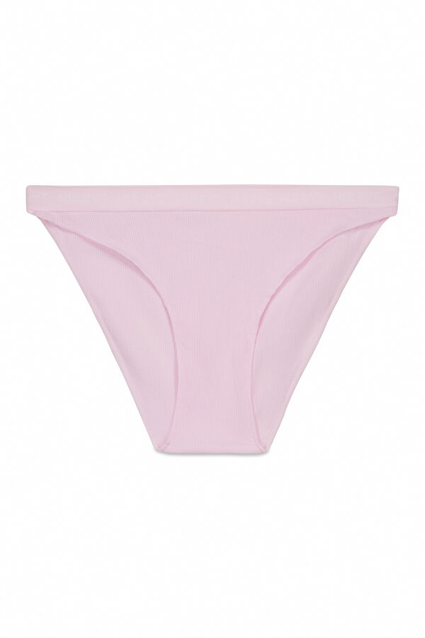 HI&BYE Pack de 3 panties cl&aacute;sica en color rosa, verde y fucsia rosa