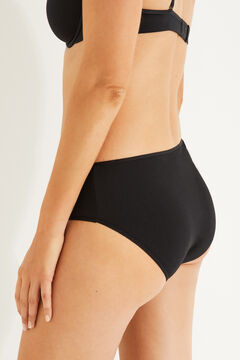 Womensecret Pack 3 panties de algodón negro