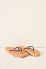 Womensecret Chanclas con suela café