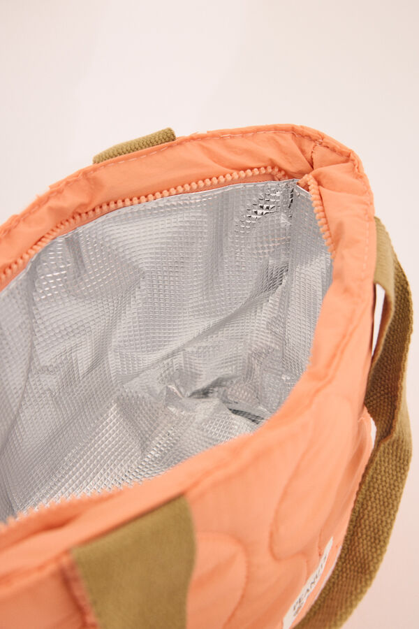 Womensecret Bolsa térmica de transporte de alimentos de nailon con relleno de Snoopy naranja