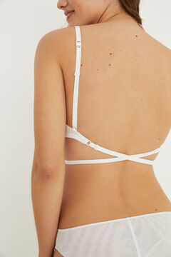 Womensecret VERSATILE Brasier multiposición microfibra blanco