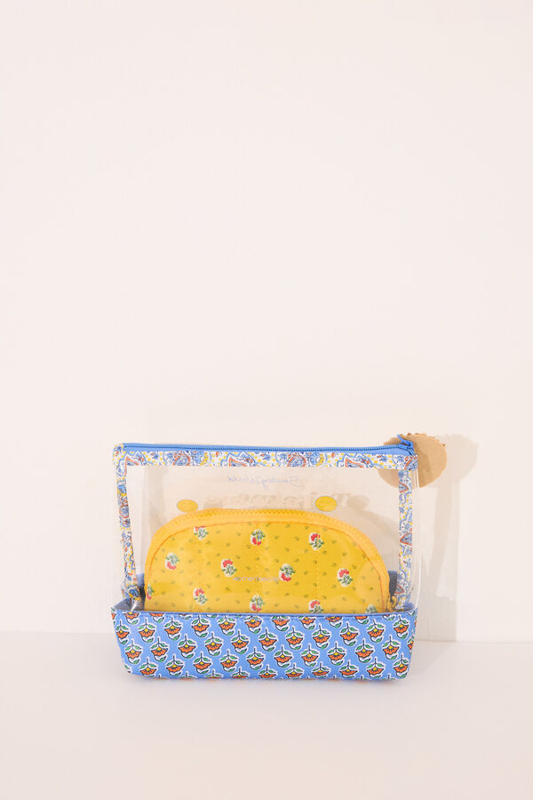 Womensecret Pack de 2 neceseres Smiley azul