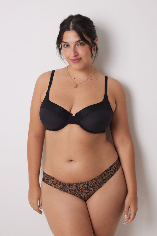 Womensecret Brasier BEAUTIFUL clásico microfibra negro negro