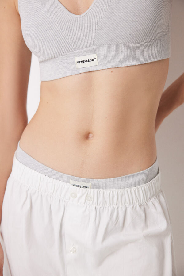 Womensecret Brasier triangular gris seamless gris