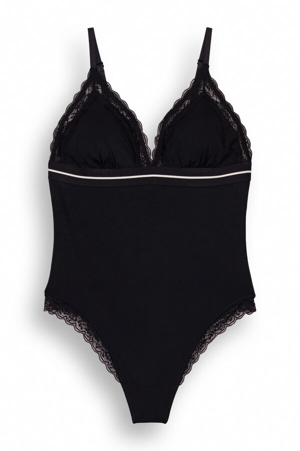 Womensecret Body triangular microfibra negro negro