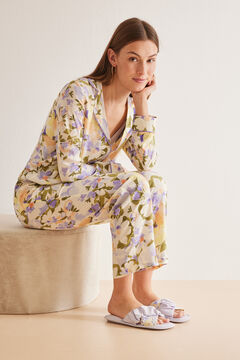 Womensecret Pijama camisera flores estampado