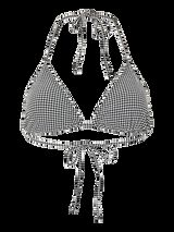 Pieces Traje de ba&ntilde;o bikini triangular estampado negro