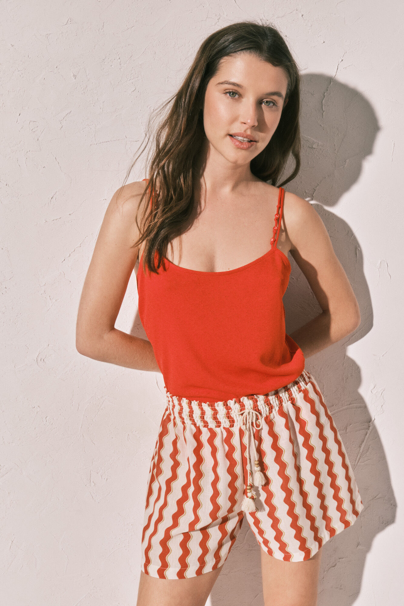 Women'secret Short estampado rojo