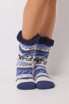 Womensecret Calcetines tricot borreguito Snoopy estampado