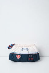 Women'secret Neceser peque&ntilde;o fruncido con asa estampado