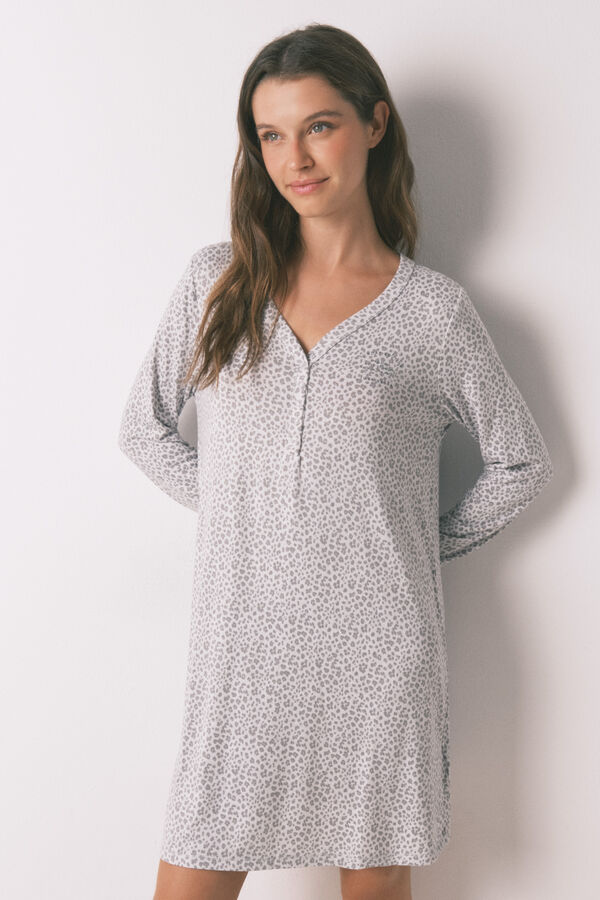 Women'secret camisón corto blanco