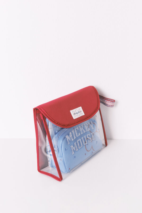 Womensecret Pack de 3 neceseres rojos de Mickey rojo