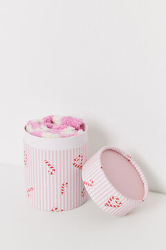 Womensecret Calcetines tricot borreguito rayas estampado