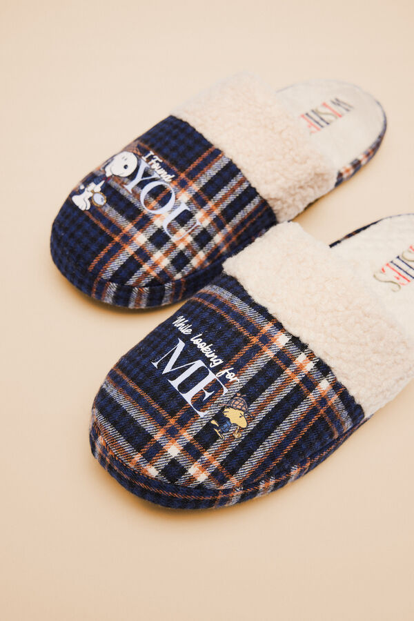 Womensecret Pantuflas casa Snoopy Sherlock kaki