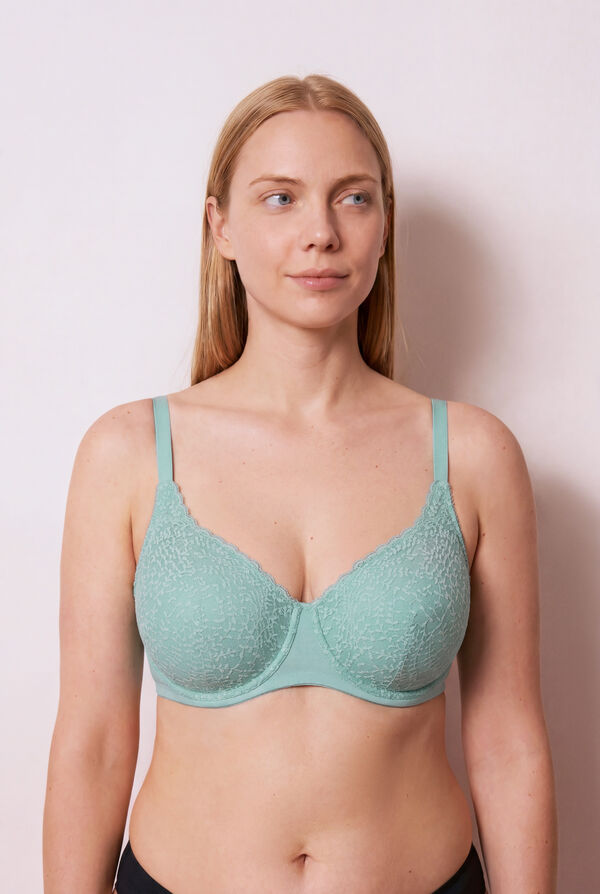 Women'secret Brasier push up de encaje verde GORGEOUS verde