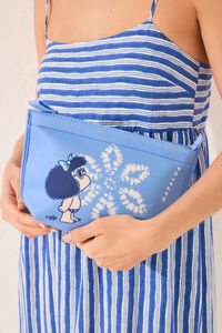Womensecret Neceser pequeño azul Mafalda azul