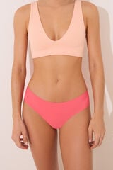 Womensecret Panty clásica de coral de corte limpio coral