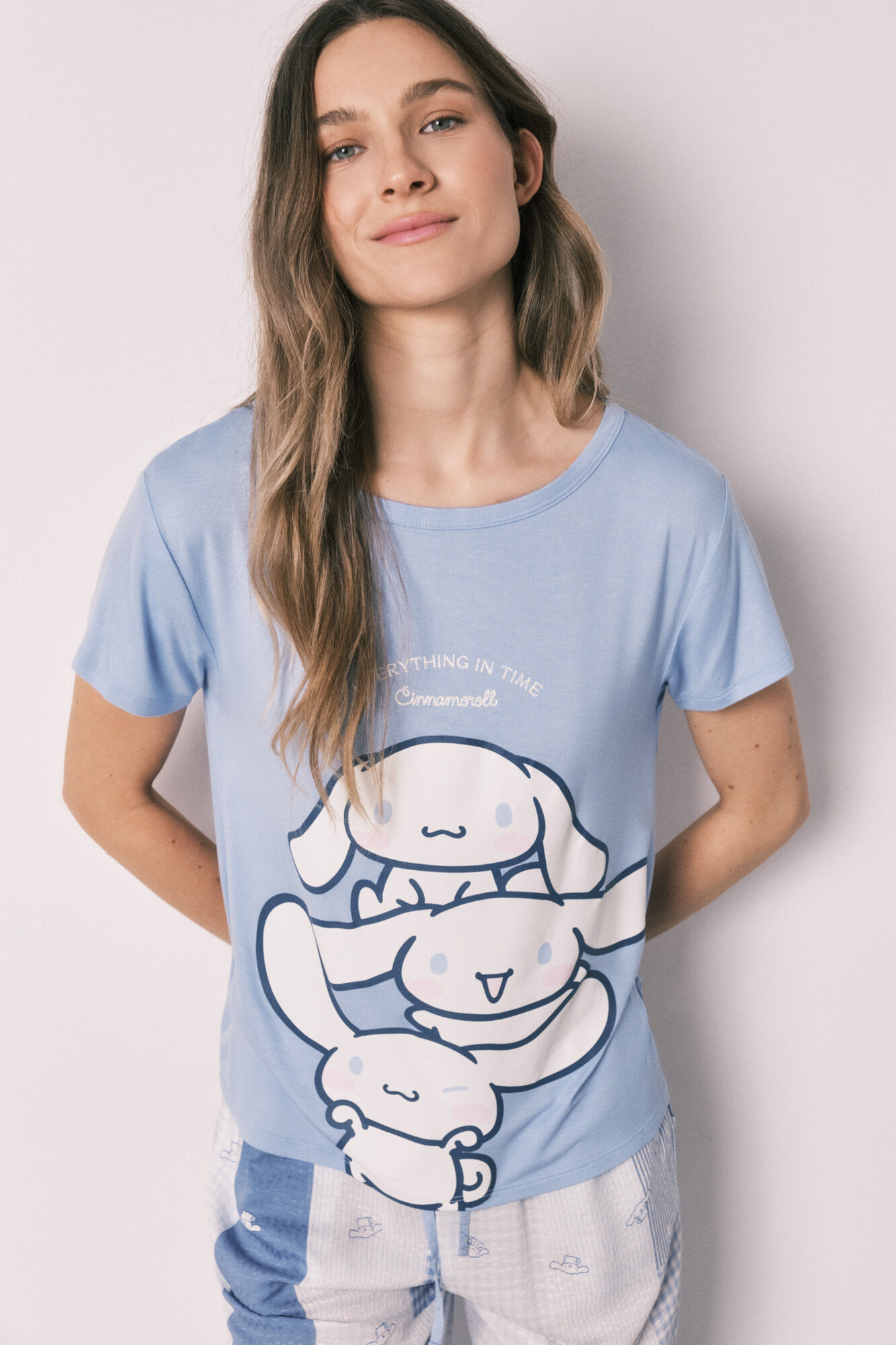 Women'secret Pijama larga Cinnamoroll Patchwork