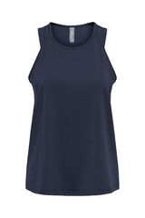 Only Play Playera transpirable de tirantes azul