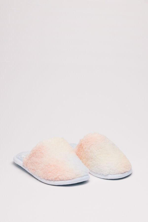 Womensecret Pantuflas casa pelo multicolor estampado