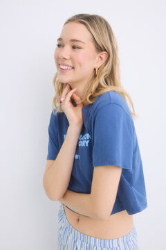 Womensecret Pijama 100% algodón rayas azul azul