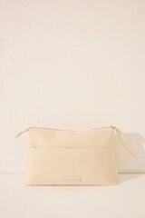 Womensecret Neceser mediano de neopreno beige café