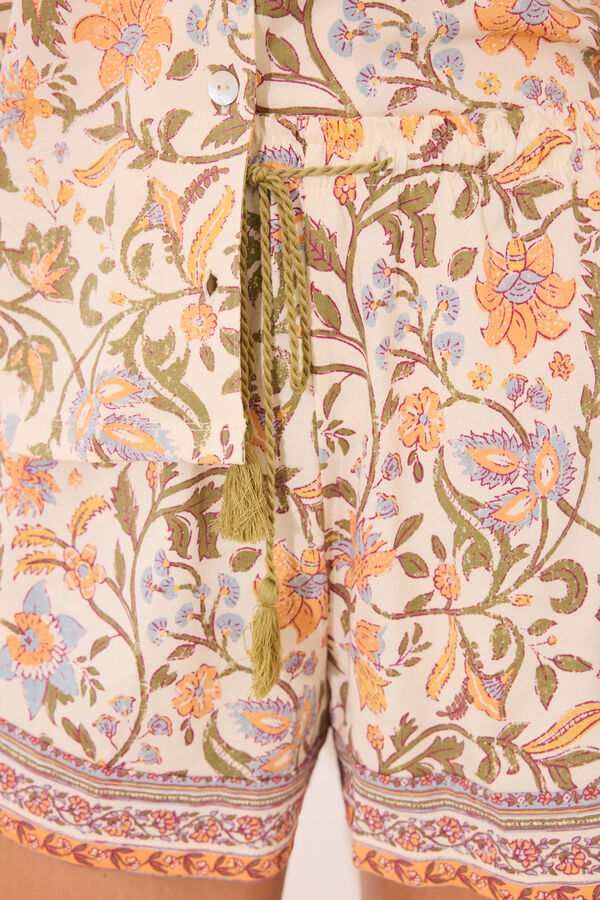 Womensecret pijama corta marfil