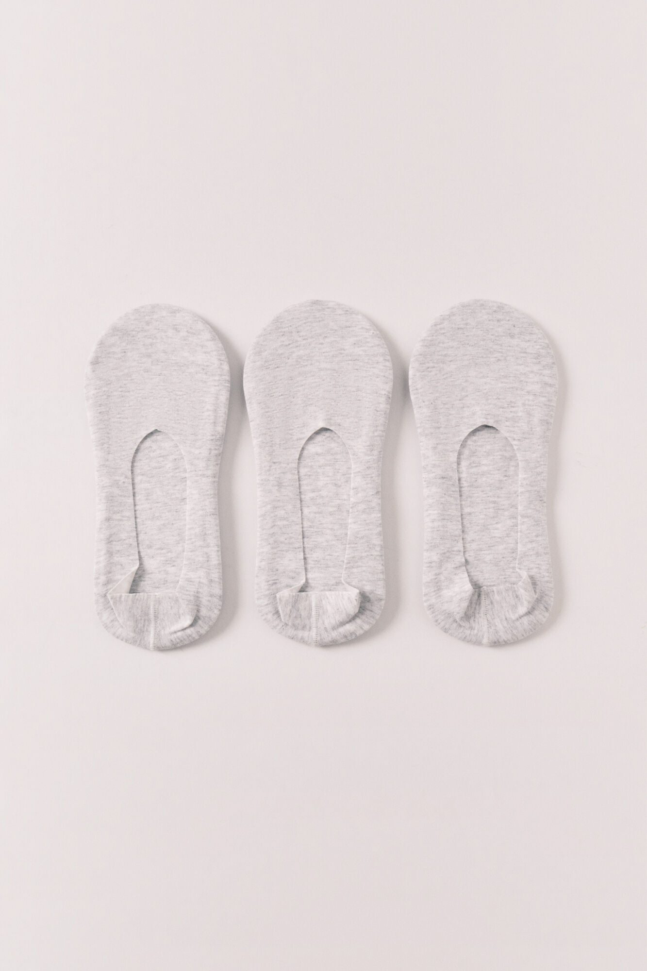 Women'secret Pack de 3 calcetines invisibles neutros