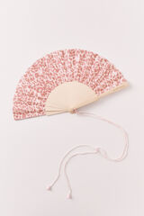 Women'secret Abanico estampado de manchas rosa rosa