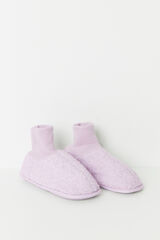 Womensecret Pantuflas casa calcetín Snoopy rosa