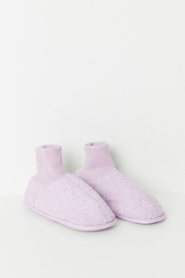 Womensecret Pantuflas casa calcetín Snoopy rosa