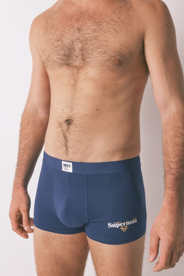 Womensecret Pack de 2 boxer grises de Superman gris