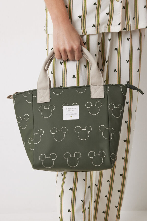 Womensecret Bolsa térmica para alimentos de Mickey Mouse kaki