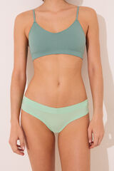 Womensecret Panty ancha brasileña verde verde