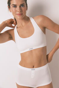 Womensecret Boxer sin costuras color marfil marfil
