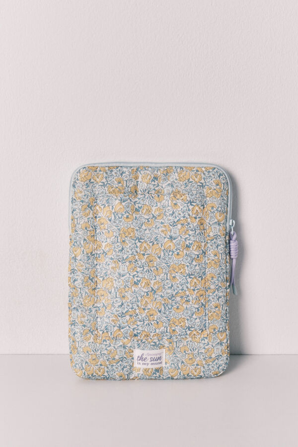 Women'secret Funda para tablet de florecitas Snoopy estampado