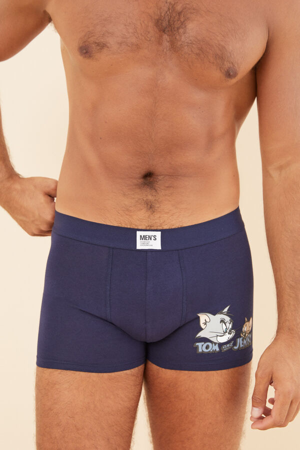 Womensecret Pack 2 calzones bóxer algodón Tom y Jerry azul