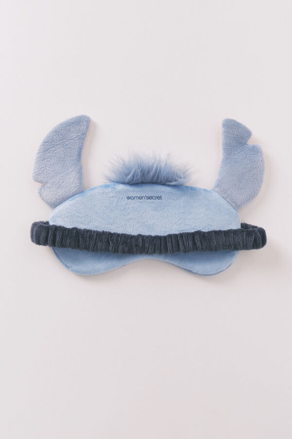 Women'secret Mascarilla de terciopelo de Stitch con orejas 3D azul