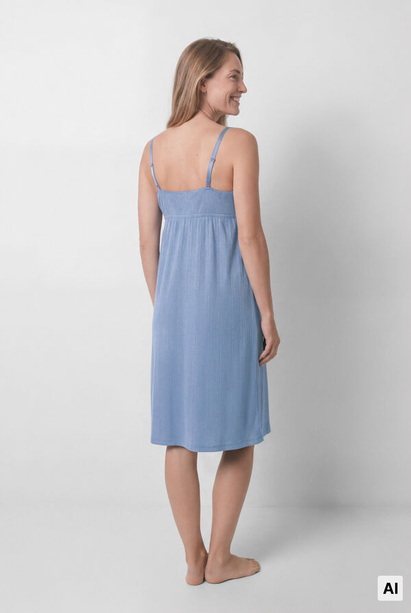 Women'secret Camis&oacute;n maternity de tirantes lactancia azul azul