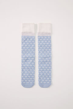 Womensecret Calcetines largos rayas rosa rosa