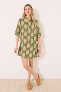 Womensecret Playera de dormir con estampado integral de viscosa estampado