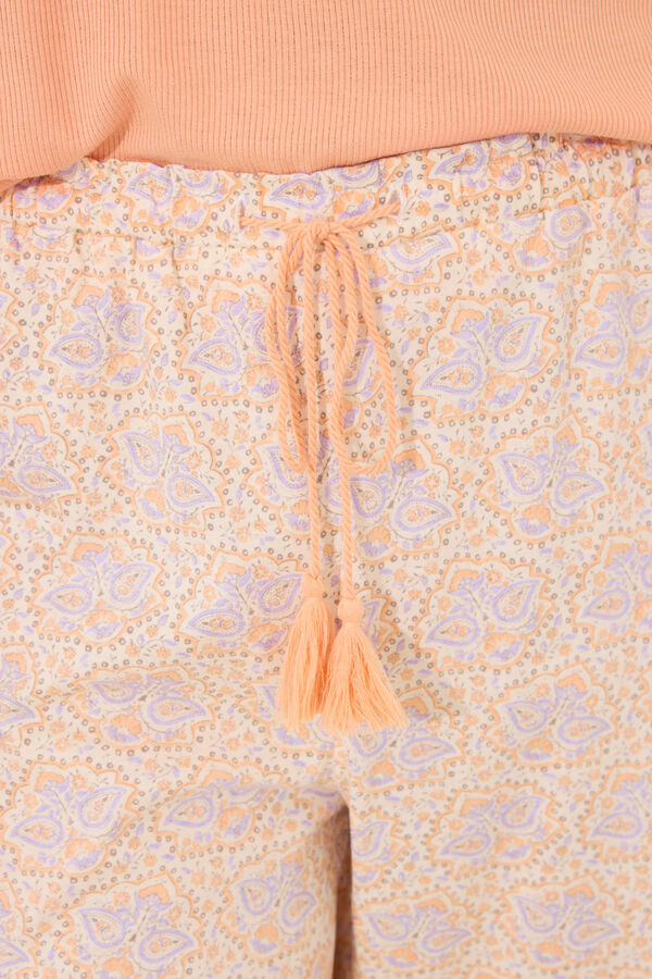 Womensecret pijama larga naranja