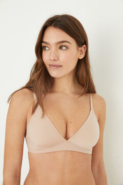 Womensecret NATURAL Brasier triangular microfibra nude