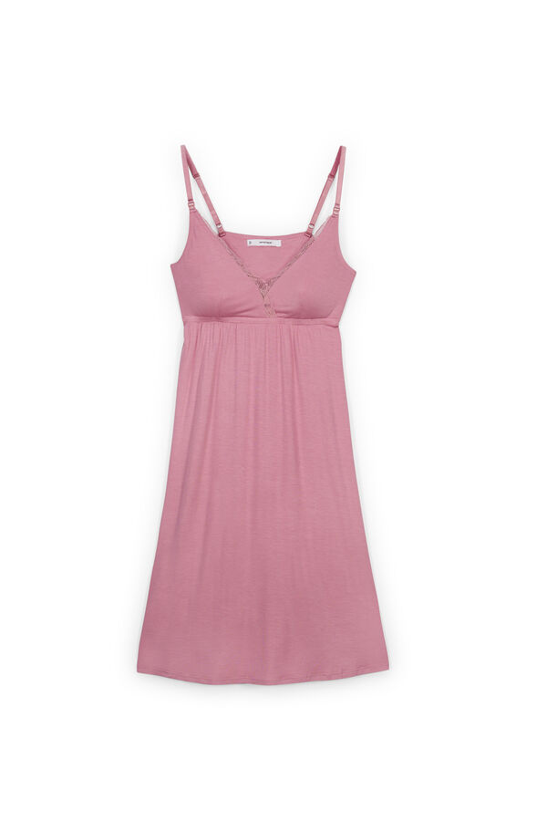 Women'secret Camis&oacute;n maternity de tirantes lactancia rosa rosa