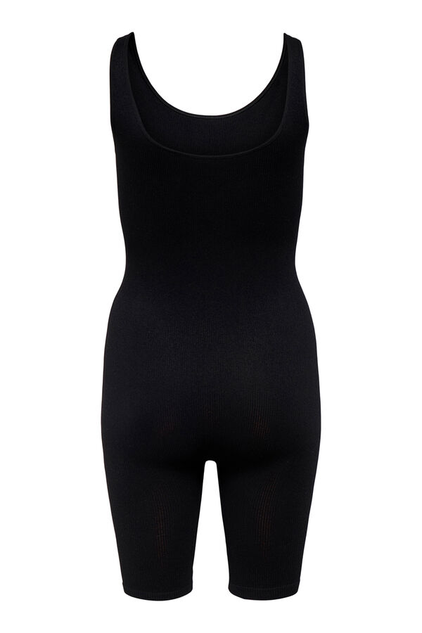 Only Play Jumpsuit de motera con tirantes negro