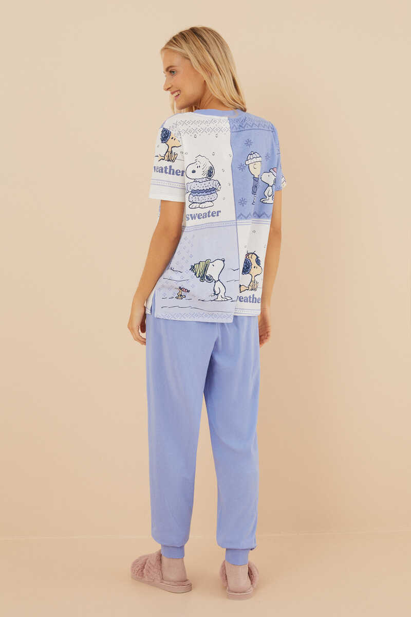 Womensecret Pijama 100% algodón Snoopy estampado
