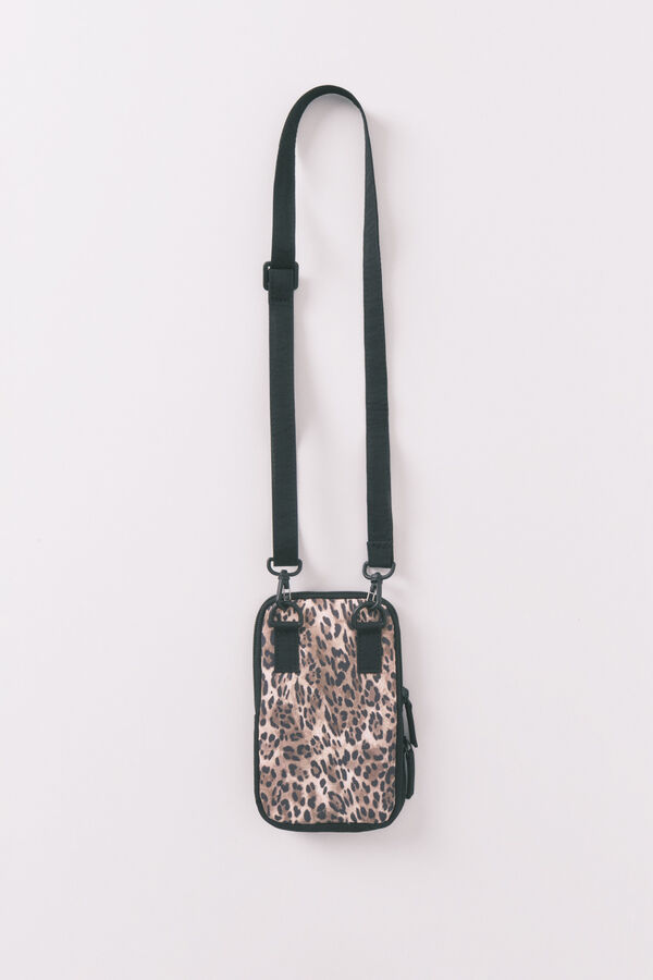 Women'secret Funda para móvil de nailon con estampado animal estampado